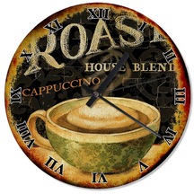 Cappuccino Kahve Fincanı Şekilli Duvar Saati (210043270)