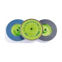 Flap Disk Zımpara 115mm 60kum Vidalı Sıc Doğal Taş 10 Adet -7057