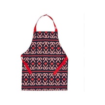 Ikea Vınterfınt Çocuk Mutfak Önlüğü 35 X 57 Cm Kırmızı - Siyah