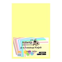 Sarı Renkli A-4 Fotokopi Kağıdı 25 li 1 Paket Artlantis Fotokopi Renkli A4 Kağıdı