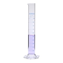 Cam Mezür 100 Ml - Uzun Form - Mavi Skala