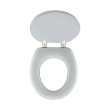 Lüks Klozet Kapağı Desenli Düz Kalın Süngerli Royaleks-14054 Standart
