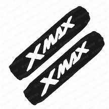 Xmax Baskılı Amortisör Çorabı Kılıfı Beyaz