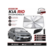 Kia Rio Şemsiye Tip Ön Cam Güneşliği Katlanabilir Uv Korumalı Araç Cam Güneşlik