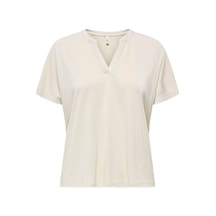 Only Onlfree Bej Kadın T-shirt 15368562 Bej