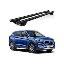 Kanca Hyundai Tucson 2018 Ve Sonrası Uyumlu Siyah Kilitli Ara Atkı 120cm Port Bagaj Tavan Barı