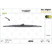 Silecek Swf 53cm X1 Spoilerli Golf Iıı Iv A3-a4-3-golf 3-passat Inca Ibıza Leon Avensıs Valeo 31276592/ 274381/ 274384