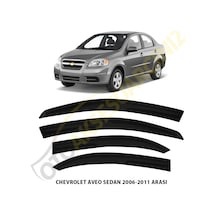 Chevrolet Aveo Sedan 06-10 Arası 4 Lü Takım Mugen Cam Rüzgarlığı