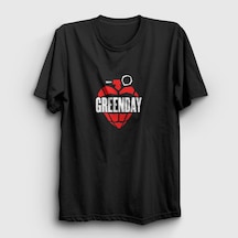Presmono Unisex Grenade Green Day T-shirt Siyah