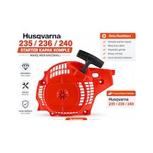 Algaride Husqvarna 235 236 240 Uyumlu Starter Kapak Komple Marş Mekanizmalı Motorlu Testere Çekme Starteri Yedek Parça