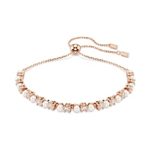 5729506 Swarovski Bilezik Matrıx:bracelet 3mm Whıte/ros M Çok Renkli