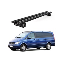 Pençe Mercedes-benz Viano W639 2003-2014 Uyumlu Siyah Ara Atkı 135cm Port Bagaj Tavan Barı