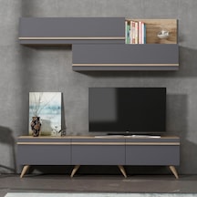 Tv Ünitesi Asil Antrasit Meşe 180 Cm