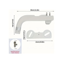 Willowhaven Ultra İnce Rv Klozet Parçası G1 2 Asya Avustralya İngiltere Uyumlu Akıllı Bidet