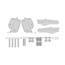 Gıvı Sr1144 Honda Crf1000 Afrıca Twın 16-17 Arka Çanta Taşıyıcı Tek Renk