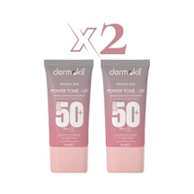 Dermokil Power Tone-Up Güneş Koruyucu Yüz Kremi SPF50+ 2 x 50 ML Dermokil Power Tone-Up Güneş Koruyucu Yüz Kremi SPF50+ 2 x 50 ML