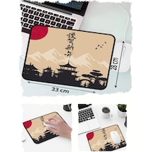 Çin Bohem Tasarımlı 33x28 Cm Mousepad Kaymaz Taban Rahat Konforlu Mouse Pad