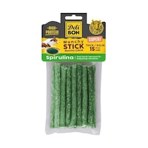 Delibon Süper Munchy Çubuk Spirulinalı Köpek Çiğneme Kemiği Kalın 15'li