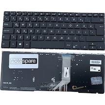 Asus Uyumlu Vivobook S14 S410ua-bv215r, S14 S410ua-bv217r Işıklı Klavye Siyah Tr