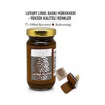 Linol Mürekkebi 100 Ml 1 Adet Lutart Linol Baskı Boya Mürekkebi Blok Baskı Sanat Su Bazlı Matbaa Mürekkebi Hobi Kahverengi