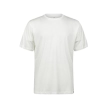 Lescon 2as Axel Bisiklet Yaka T-shirt Beyaz