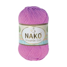 Nako Hoşgeldin Soft El Örgü İpi Gül 1249-9086503128701