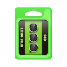 Samsung Galaxy S23 Raze Metal Kamera Lens - Gri