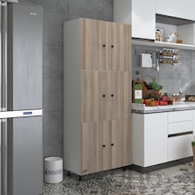 Kenzlife Mutfak Dolabı Tahiri Crdbyz 188 80 37 Çok Amaçlı Dolap Arkalıklı Kenzlife Mutfak Dolabı Tahiri Crdbyz 188 80 37 Çok Amaçlı Dolap Arkalıklı