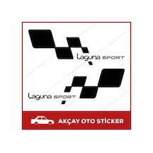 Renault Laguna Sport Sticker Takım Set Laguna Sticker Oto Sticker
