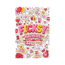 Doodle Stili Aşk, Sevgi, Kalp Ve Sevgililer Günü Temalı Sticker Seti - 32 Adet Etiket Çıkartma Diğer