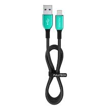 12 Watt 2.4a Usb-a To Lightning 1.2m Hızlı Şarj Kablosu Yeşil Fc35