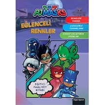 Pjmasks Eğlenceli Renkler - Eğitici Faaliyet Kitabı- Doğan ve Egmont Yayıncılık