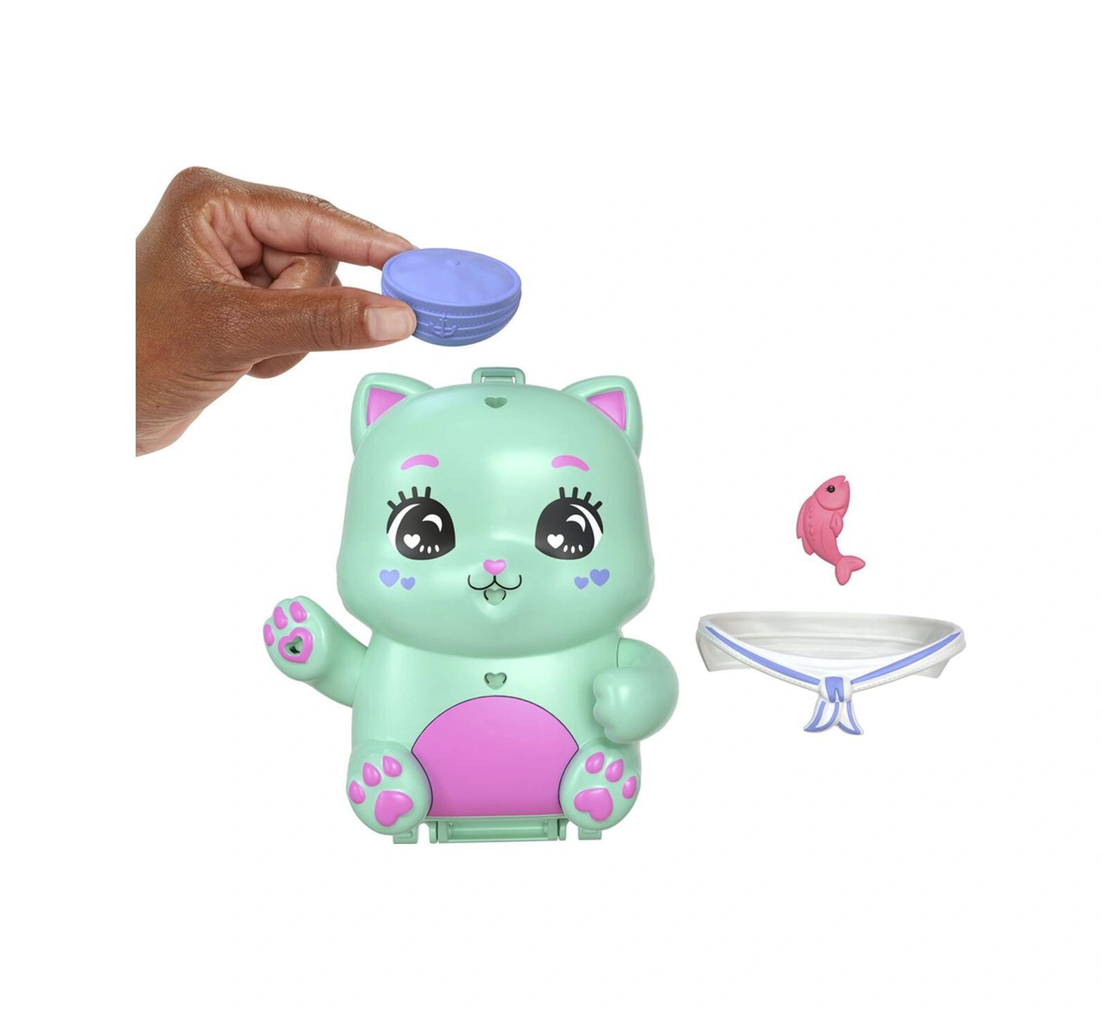 Minik Kedi Yelkende Mini Oyun Seti, 1 Mikro Bebek Ve Aksesuarlarıyla Jcr37