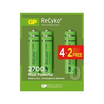2600 Mah Şarjlı Kalem Pil, 4+2'li Paket