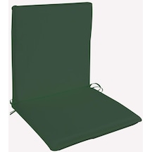 Arkalıklı Sırt Kısımlı Bahçe Koltuk Sandalye Minderi 48x90x5cm Yeşil