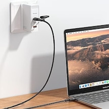 Ca-8800 100w 3in2 Pd Hızlı Data-şarj Kablosu 6a 1.2m - Siyah