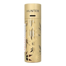 Hunter Tek Torch Pürmüz Gold Yaprak Desenli Metal Puro Çakmağı Ack059