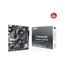 Asus Prıme A520m-k Argb, 2xddr4, 1x M.2, Dp, Hdmı, Am4 Soket Anakart
