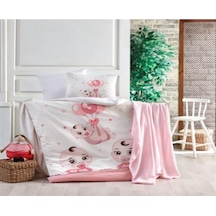 Tek Kişilik Ranforce Bebek Nevresim Takımı Babies Pink
