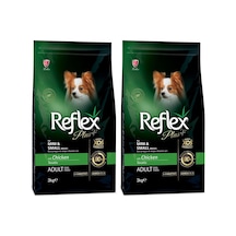 Plus Orta Ve Küçük Irk Yavru Köpekler İçin Tavuk Etli Köpek Maması 3 Kg 2 Paketi