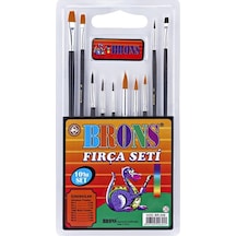 Brons Fırça Seti Sulu Boya Ve Yağlı Boya 10 Lu Br-248