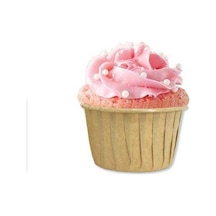 Kraft Muffin Kek Kapsülü 25 Adet Muffin Kağıt Sarı Kağıt Sarı Diğer