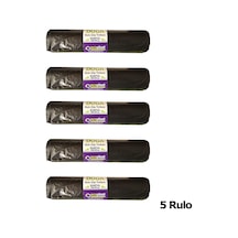 Ecoplast  240 L Siyah Hantal Konteyner Çöp Torbası - 100 x 150 CM - 600 G - 10 Adetlik 5 Rulo