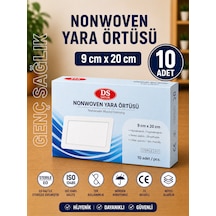 Ds Sağlık Nonwoven Yara Örtüsü 9cm 20cm 10'lu