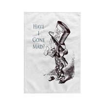 3d Rose Hatter Have I Gone Mad Alice İn Wonderland El/spor Havlusu, 15 X 22 Çok Renkli