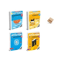 Arı 7. Sınıf 2027 Maarif Matematik Ve Türkçe 4lü Set Defterim + Atölyem + Telefon Standı