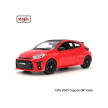 Maisto 1:24 Yeni Stil 2021 Toyota Gr Yaris Simülasyon Alaşım Araba Modeli El 2021 Toyota Gr