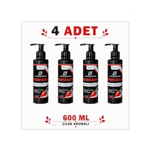 Nirvana Çilek Aromalı Kayganlaştırıcı Jel 4 x 600 ML