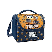 Coral High Erkek Çocuk Turuncu Kamyon Desenli Isı Yalıtımlı Beslenme Çantası 37161 Lacivert - Turuncu