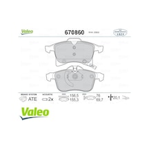 VALEO 670860 ÖN BALATA ASTRA H 04- MERIVA 03- ZAFIRA 05- CORSA